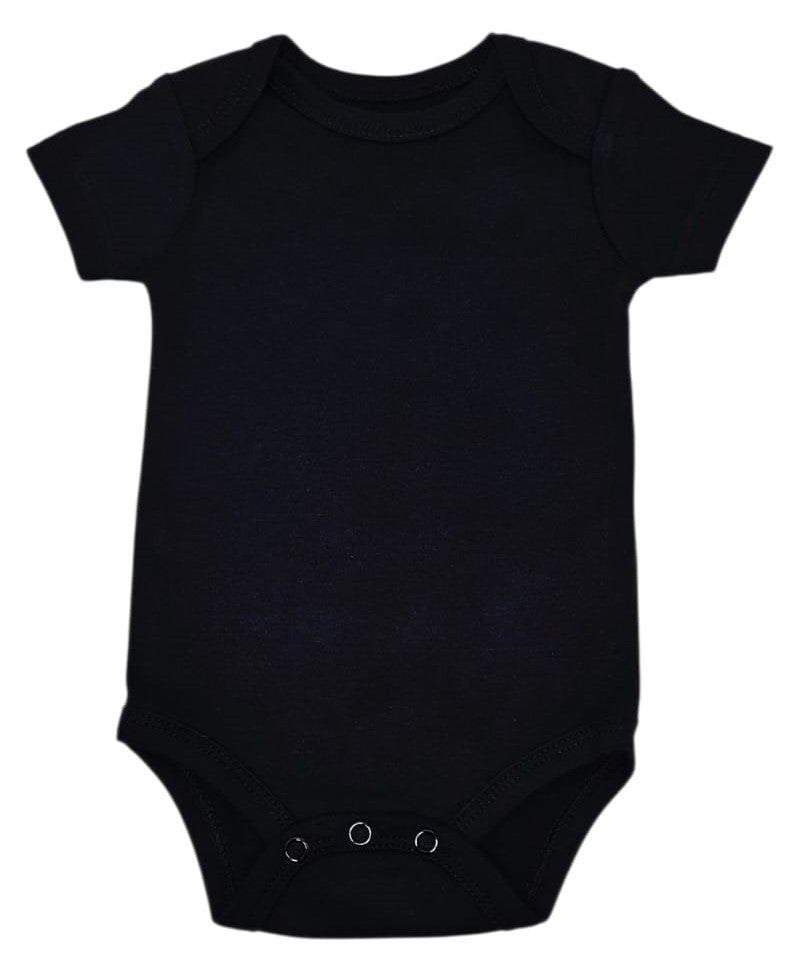 Organic Baby Romper - Black