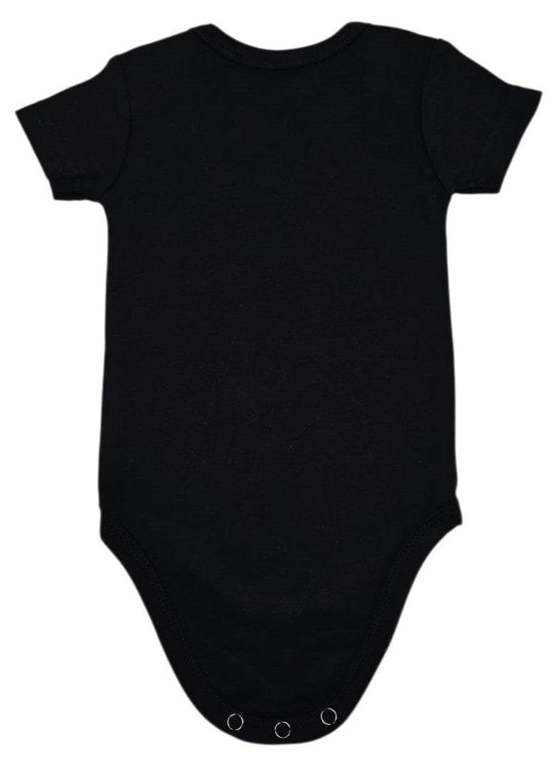 Organic Baby Romper - Black
