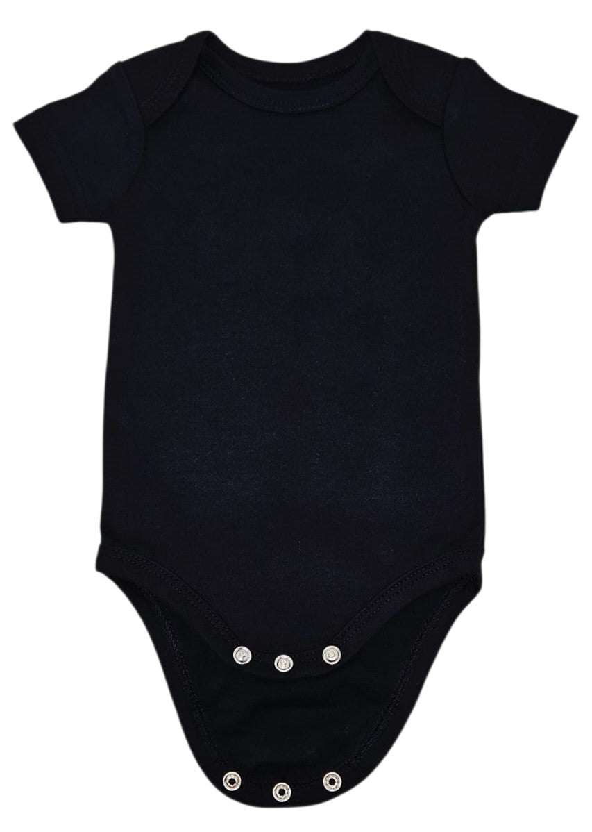 Organic Baby Romper - Black
