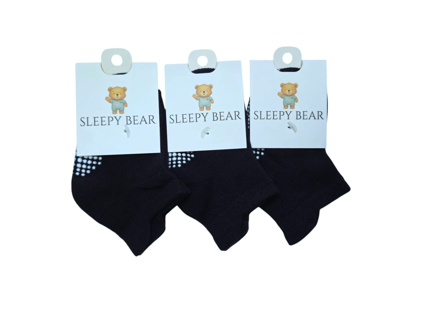 Black Baby Socks 3-Pack (0-1 Year)
