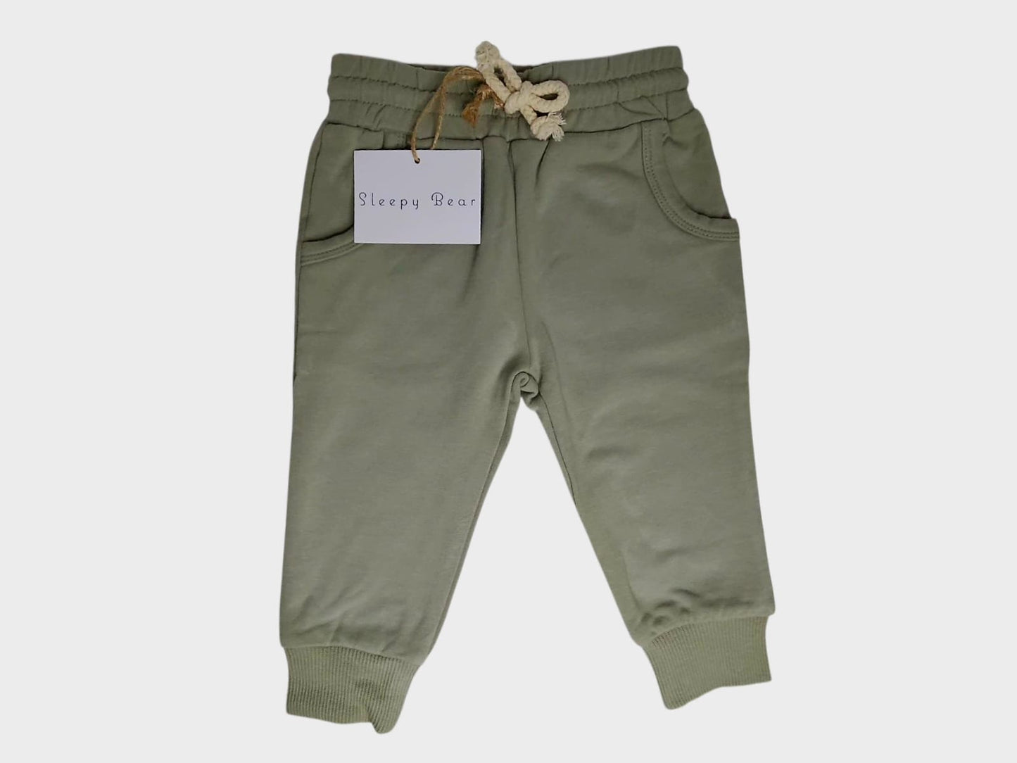 Organic Baby & Toddler Loungewear Set - Olive