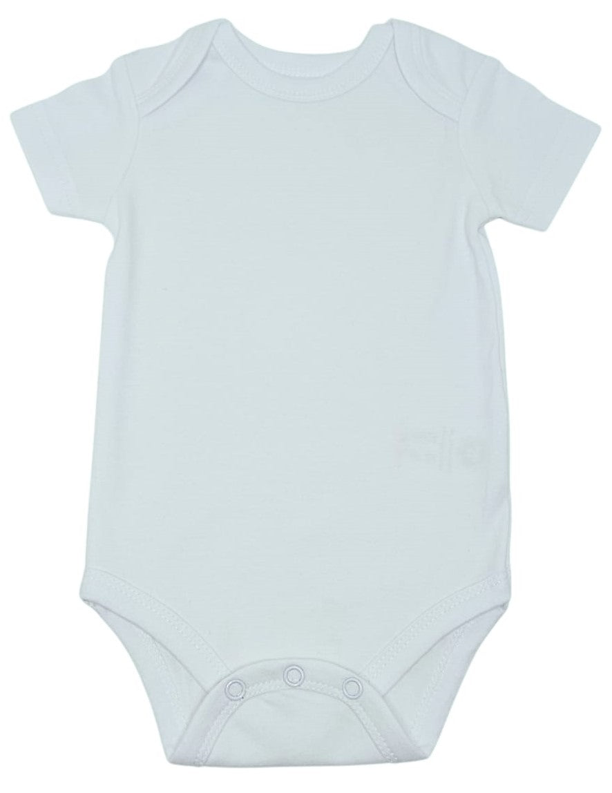 Organic Baby Romper - White