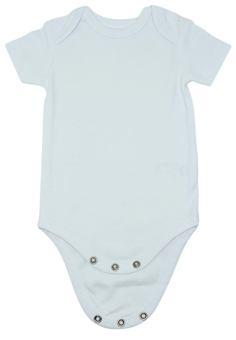 Organic Baby Romper - White