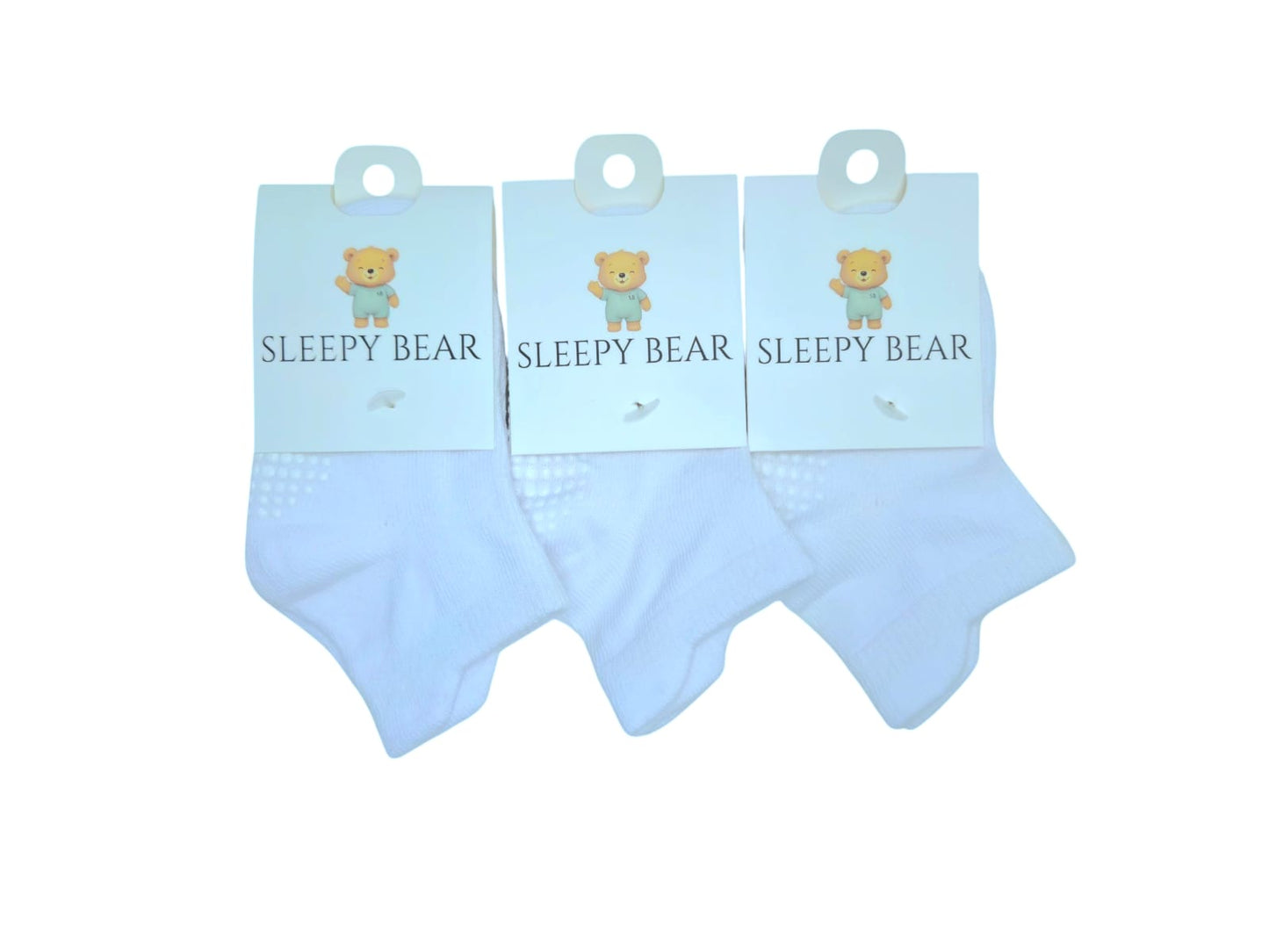 White Baby Socks 3-Pack (0-1 Year)