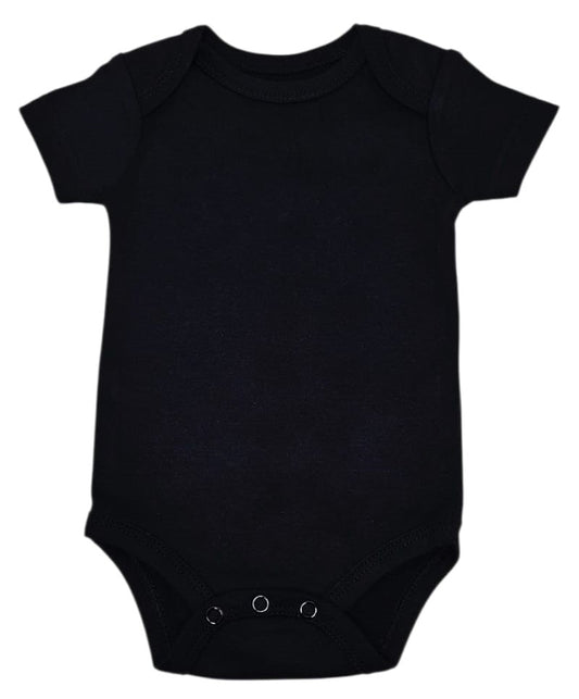 Organic Baby Romper - Black