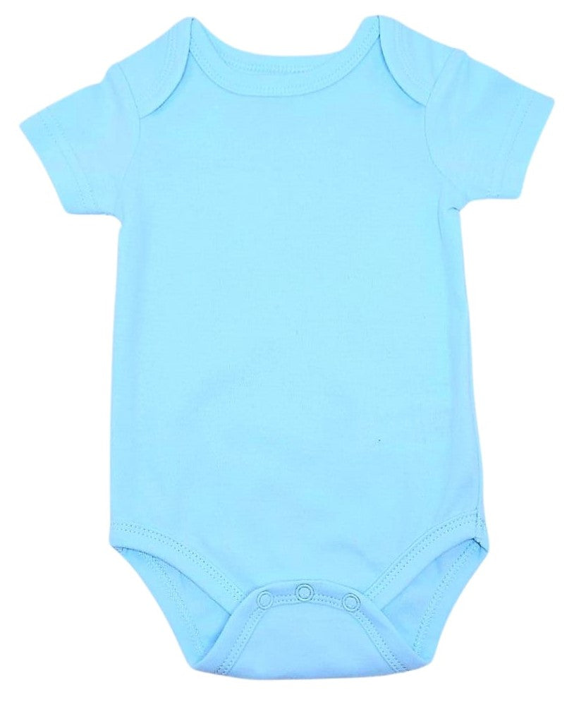 Organic Baby Romper - Blue