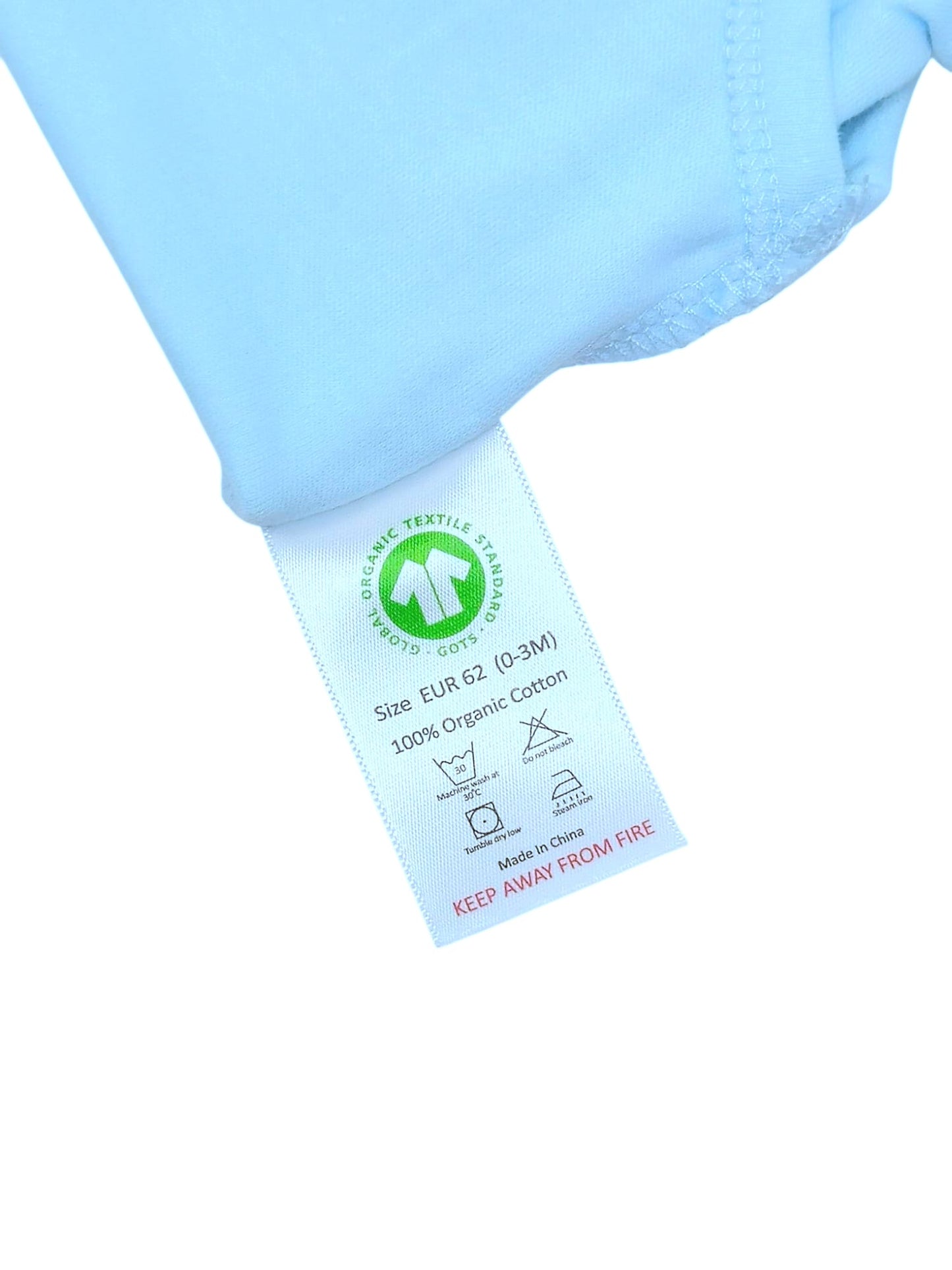 Organic Baby Romper - Blue