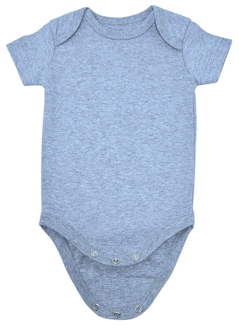 Organic Baby Romper - Grey
